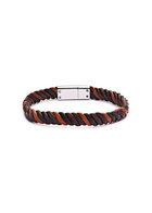 Paul Smith Twisted Leather Bracelet - Brown - One Size