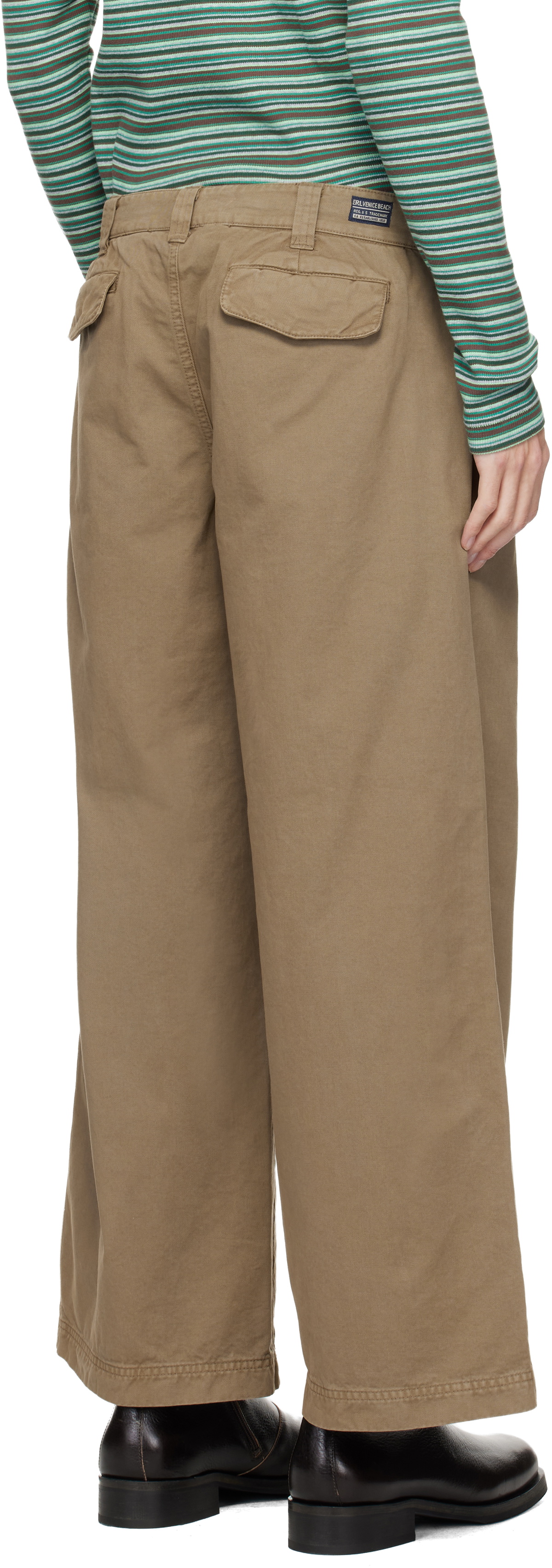 ERL Beige Chino Trousers