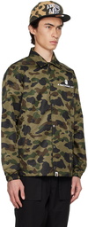 BAPE Green Coach Jacket