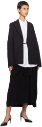 BITE Black Self-Tie Blazer