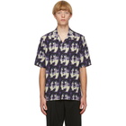 Paul Smith Purple Homer Short Sleeve Shirt