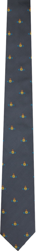 Photo: Vivienne Westwood Gray Multi Orb Tie