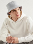 SSAM - Textured Organic Cotton and Silk-Blend Bucket Hat - Gray