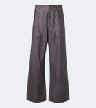 Maison Margiela Cotton wide-leg pants