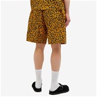 Palm Angels Men's Leopard Shorts in Orange