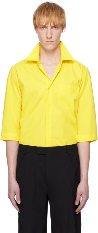 Photo: ALAINPAUL Yellow 3/4 Sleeve Shirt