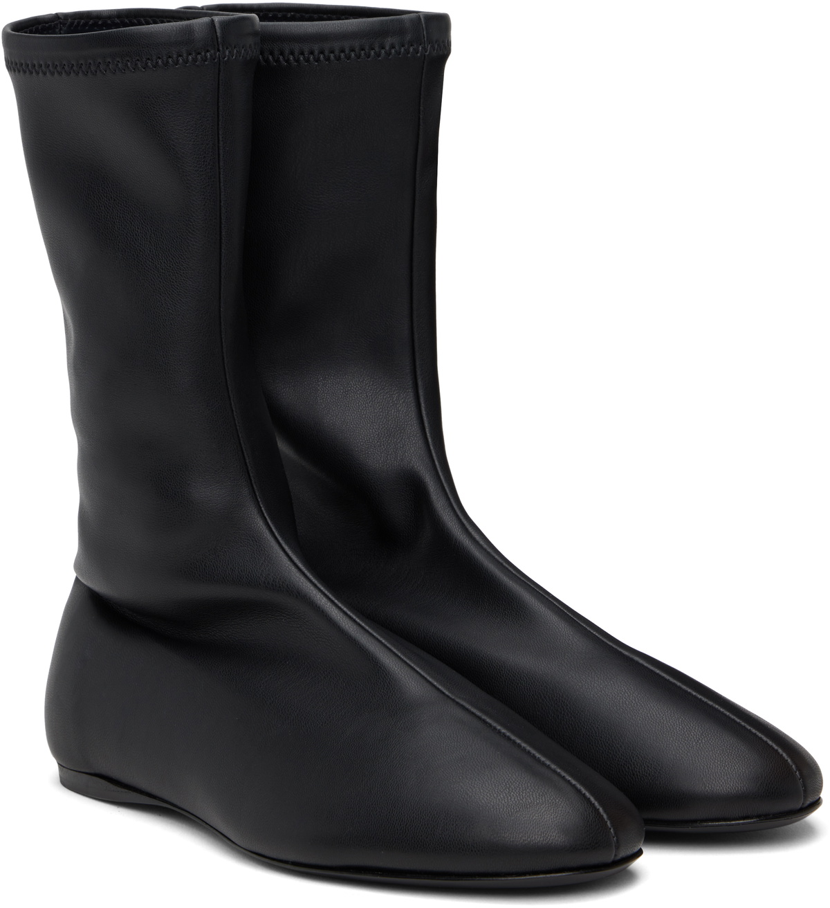 ミドルブーツ PROENZA SCHOULER Women Boots PS41220A18050 47565 BLACK Black Glove over-the-knee boots in black - Proenza Schouler