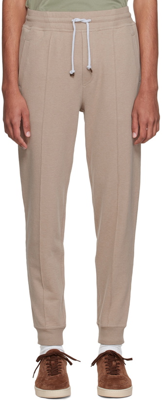 Photo: Brunello Cucinelli Brown Crête Lounge Pants