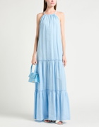 Peserico Womens Maxi dress in Sky blue