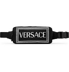 Versace - Logo-Print Nylon Belt Bag - Black