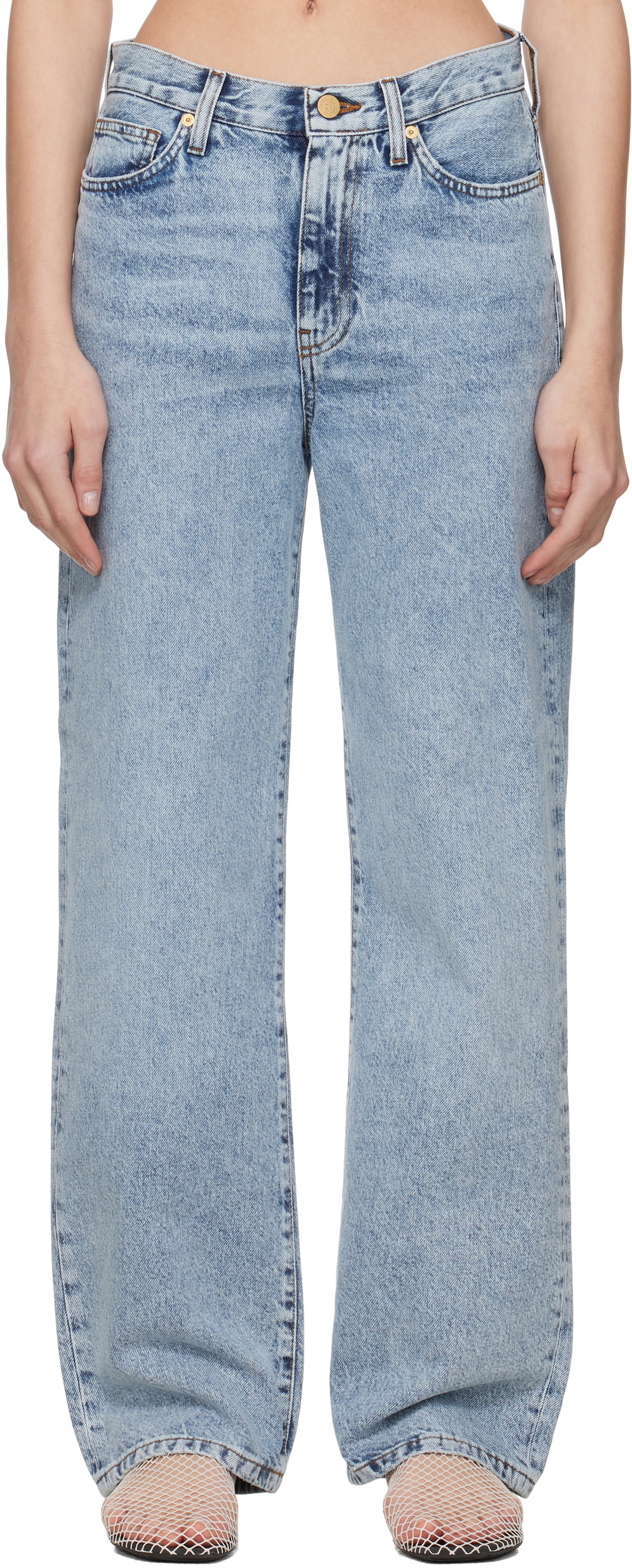 TOVE Blue Sofie Relaxed Leg Jeans