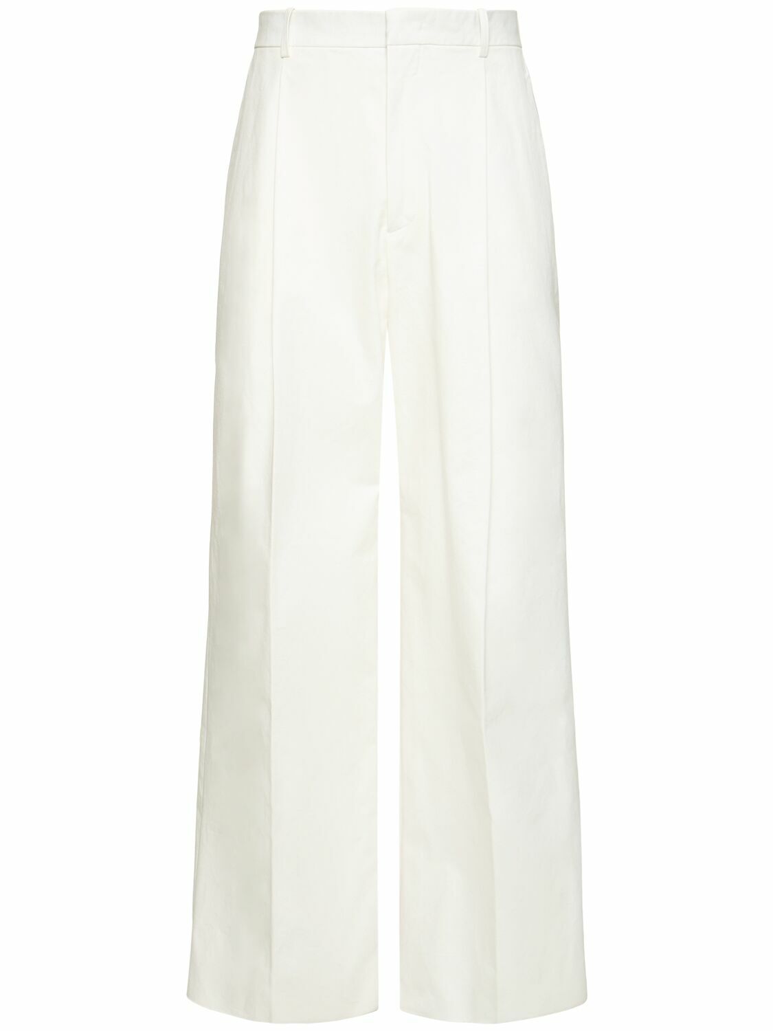 【関税&送料込】Jil Sander Wide Pants In Cotton Gabardine JIL SANDER - Wide Leg Cotton Gabardine Pants Jil Sander