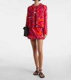 Pucci Marmo embellished cotton terry jacket