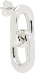 Martine Ali Silver Diamond Link Drop Single Earring