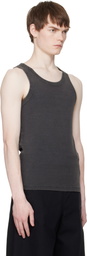 Entire Studios Black Rib Tank Top
