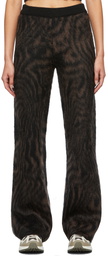 Opening Ceremony Black & Brown Heartwood Lounge Pants