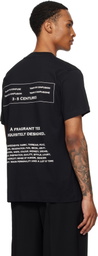 Moschino Black Printed Organic Cotton T-shirt
