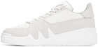 Giuseppe Zanotti White & Gray Birel Sneakers