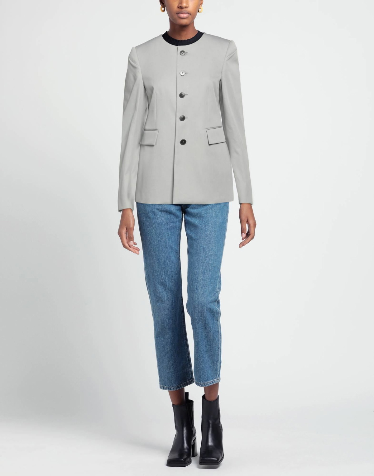 Sapio Womens Blazer in Grey