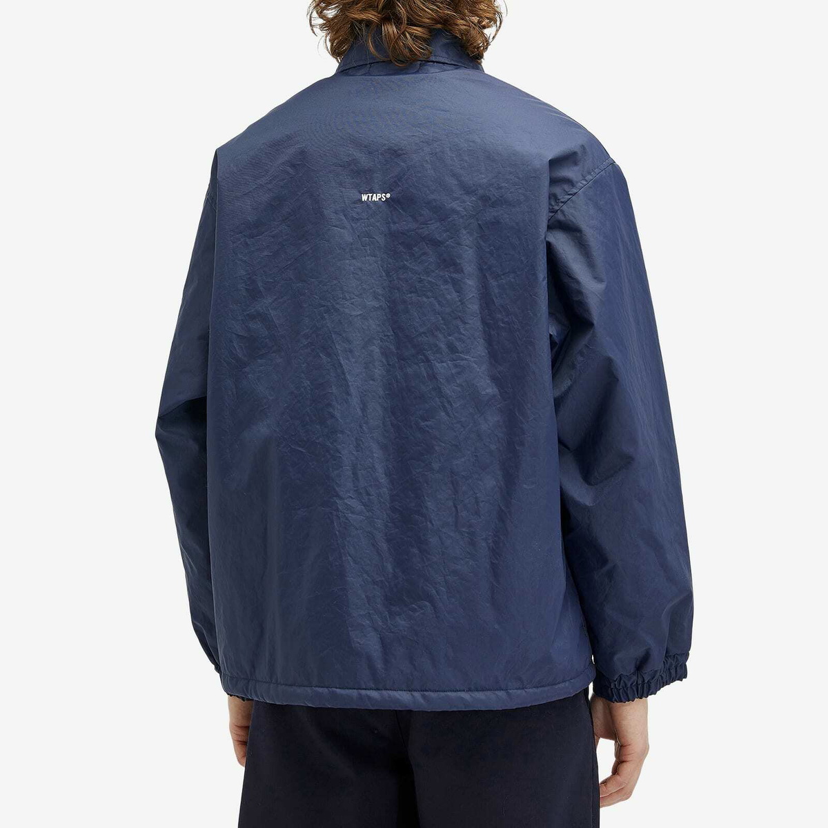 WTAPS Men's 07 Boa Lined Coach Jacket in Navy WTAPS