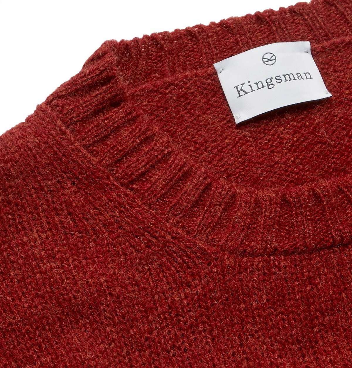 Kingsman - Shetland Wool Sweater - Burgundy