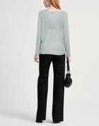 Manila Grace Womens Top in Grey