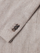 Slowear - Wool-Blend Flannel Blazer Jacket - Neutrals