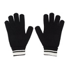 Dolce and Gabbana Black Cashmere Gloves