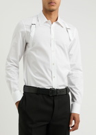 Alexander Mcqueen Skull Leather Belt Black