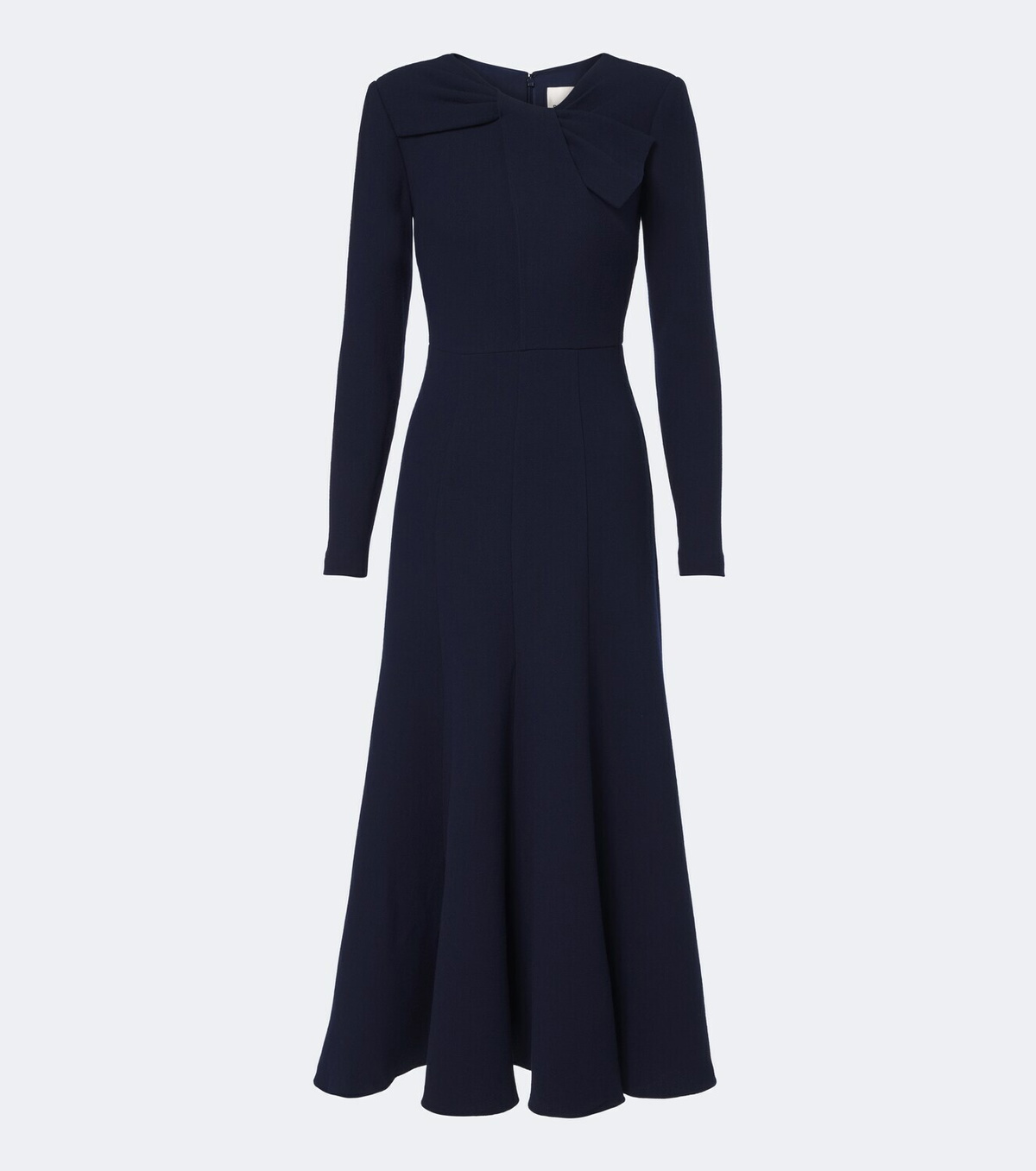 Roland Mouret Bow-detail wool crêpe cocktail dress