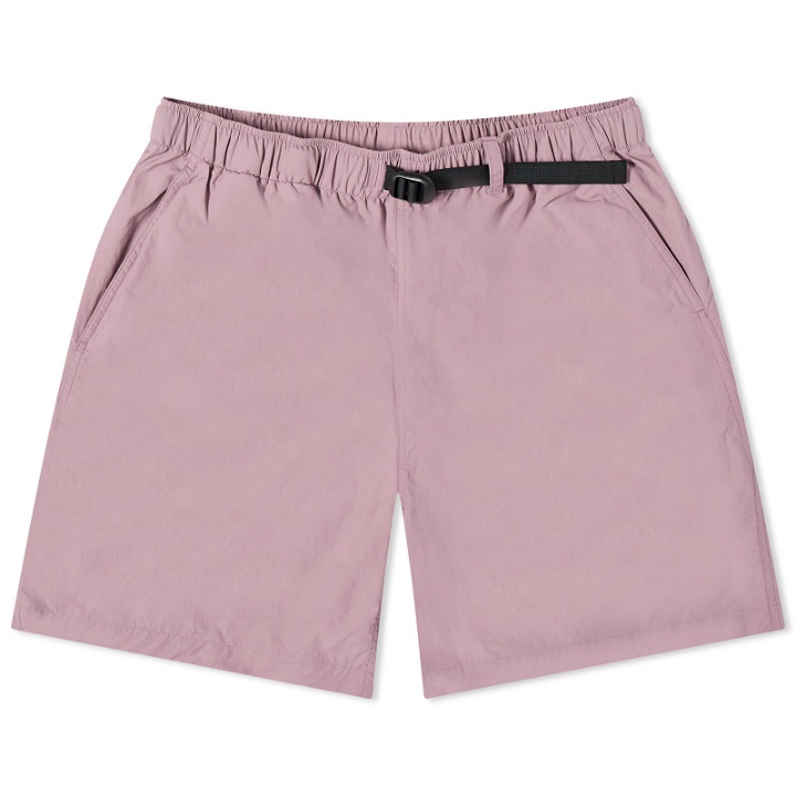 Photo: Goldwin Men's Wind Light Easy Shorts in Dusty Pink