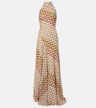 Missoni Halterneck lamé gown