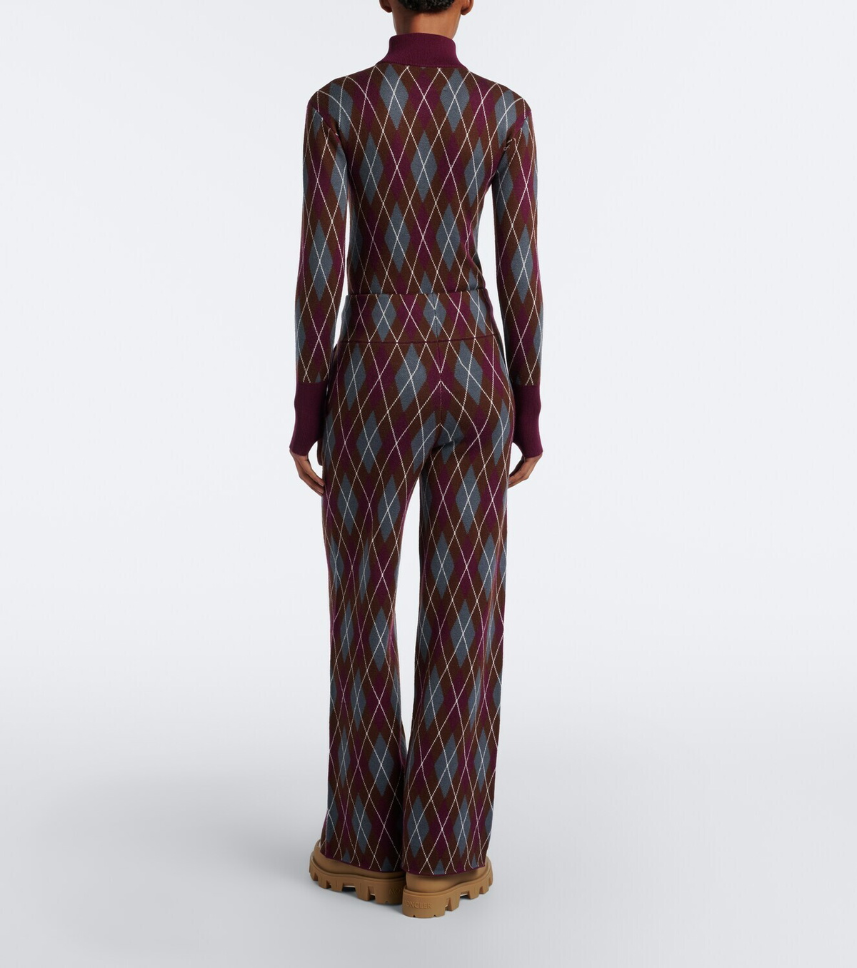 Perfect Moment Argyle wool wide-leg pants