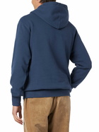 MC2 Saint Barth Man Blue Hoodie With Saint Barth Patch