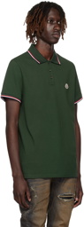 Moncler Green Patch Polo