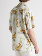 Go Barefoot - Convertible-Collar Printed Cotton-Blend Shirt - Neutrals