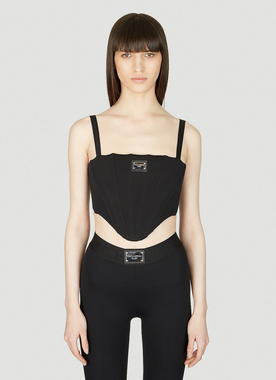 Dolce & Gabbana Logo Plaque Corset