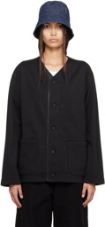 Engineered Garments Black Button-Up Cardigan