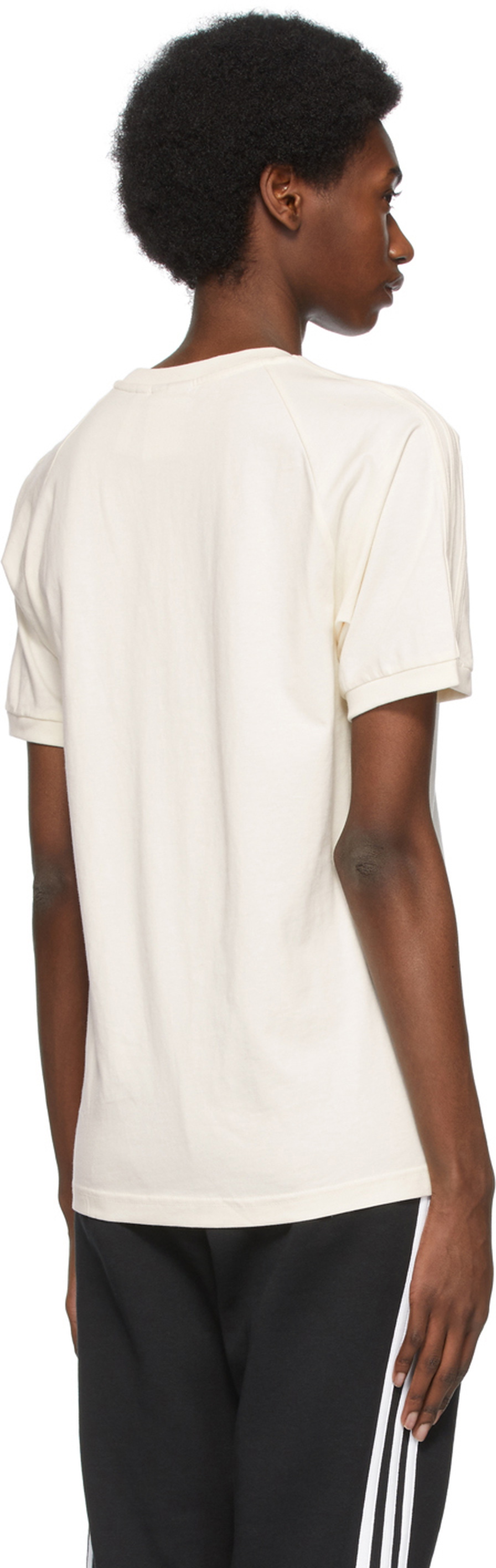 adidas Originals T-Shirt adidas Adicolor 3-Stripes Off-White No-Dye Originals