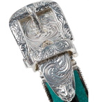 Gucci - Garden Sterling Silver and Enamel Bracelet - Men - Silver