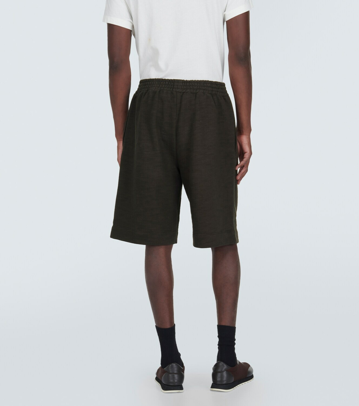 The Row Dovi cotton jersey shorts