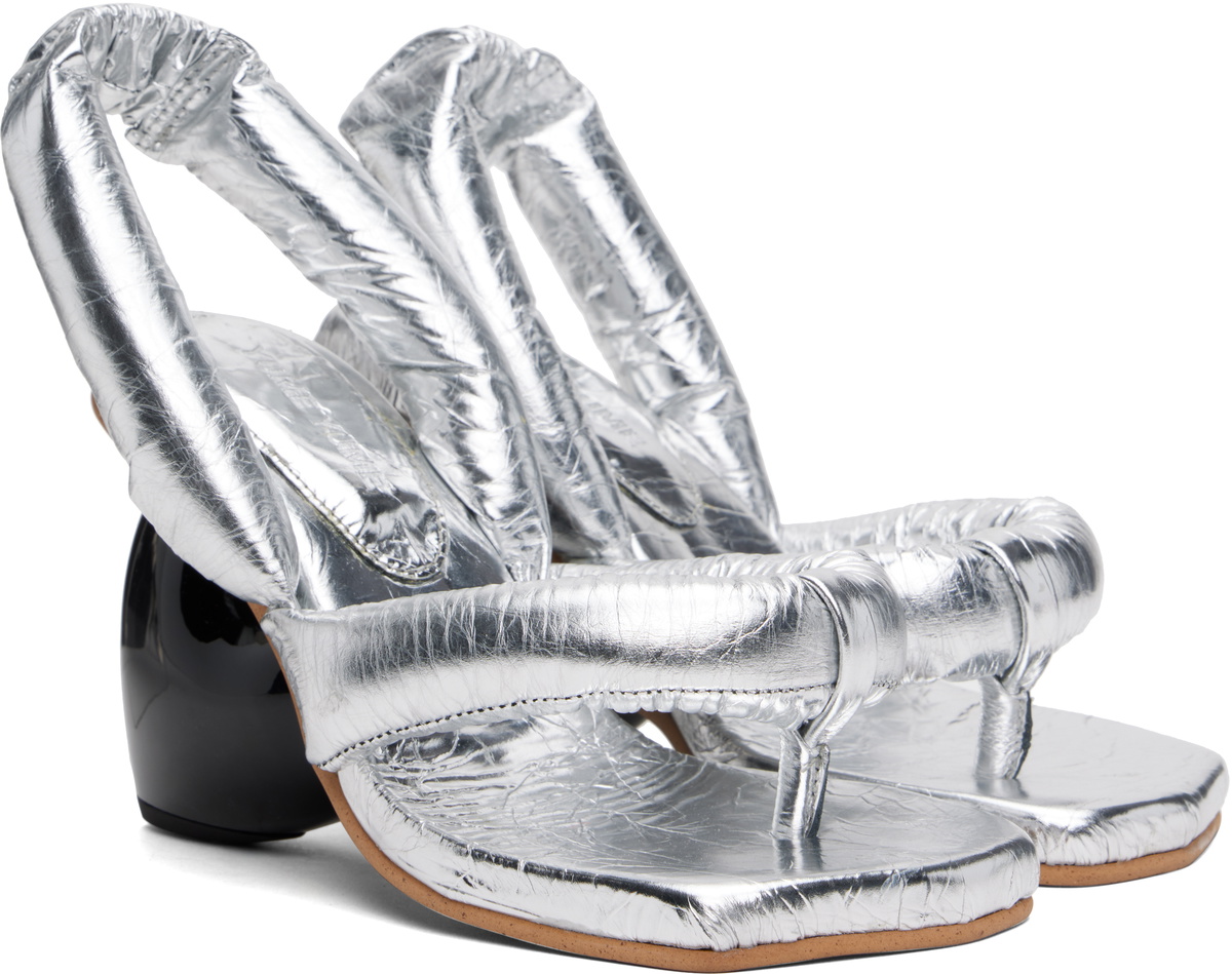 YUME YUME Silver Love Heeled Sandals