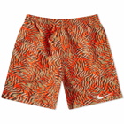 Nike Swim Men's 7" Volley Short in Rush Orange