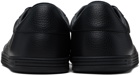 Dolce&Gabbana Black Saint Tropez Calfskin Sneakers