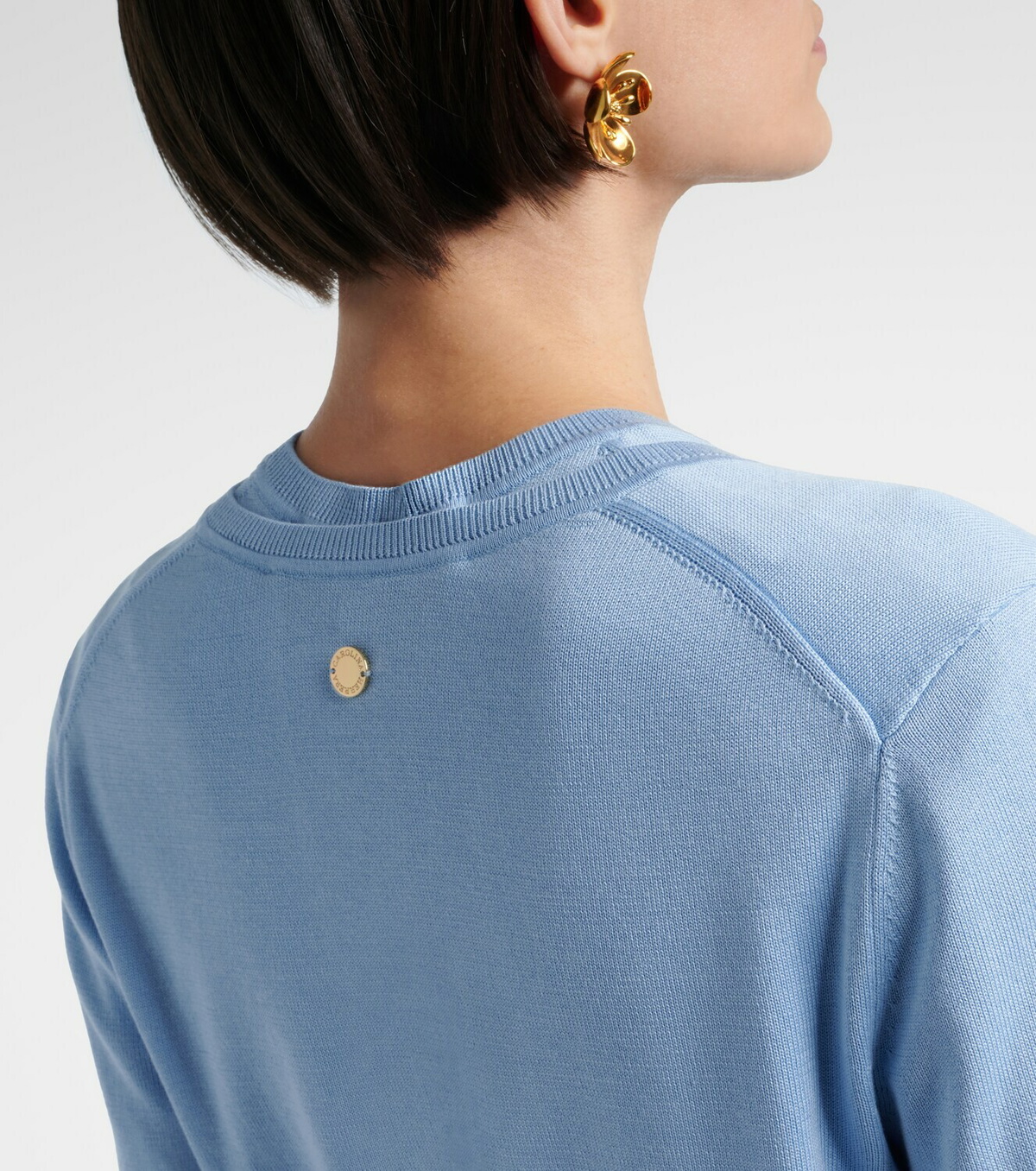 Carolina Herrera Cropped silk and cotton cardigan