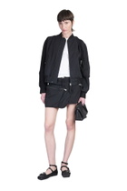 Helmut Lang Bomber Jacket In Black Cotton