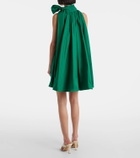 Max Mara Beber halterneck taffeta minidress
