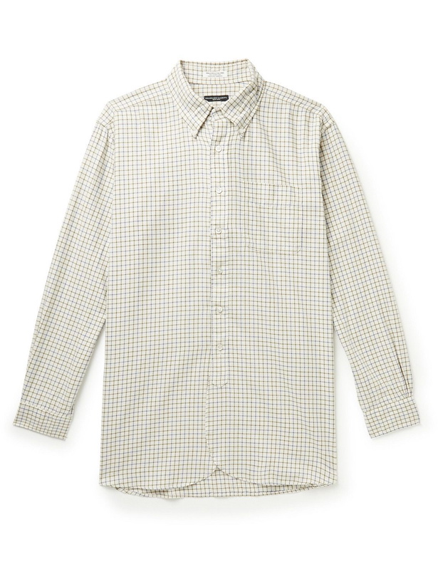 Photo: Engineered Garments - Button-Down Collar Checked Cotton Shirt - Neutrals