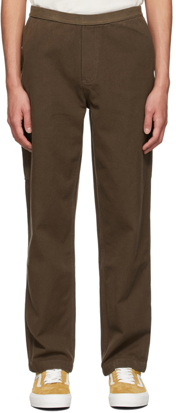 Photo: Brain Dead Brown Washed Velcro Trousers