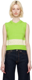 Molly Goddard Green Romy Vest